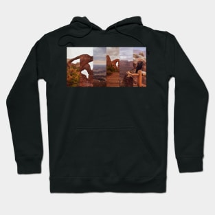 Moab Utah Collage Hoodie